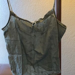 Abercrombie Army Green Tank